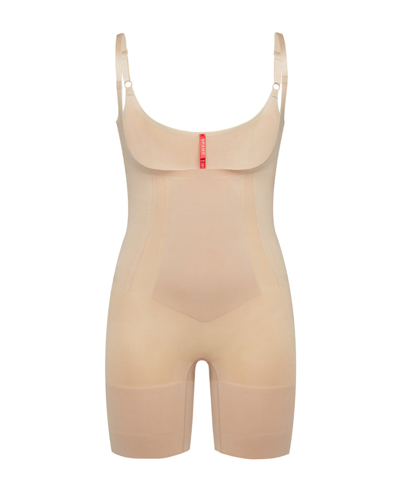 ONCORE OPEN-BUST MID-THIGH BODYSUIT - SOFT NUDE – COSMOTOG